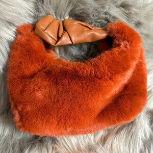 Fuzzy Orange Bag